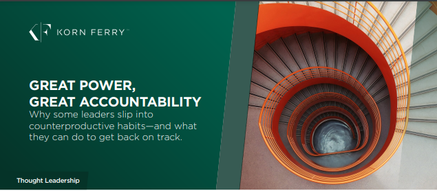 GREAT POWER, GREAT ACCOUNTABILITY
